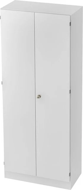 Aktenschrank  5 OH  abschließbar  B 800 x T 420 x H 2004 mm  lichtgrau