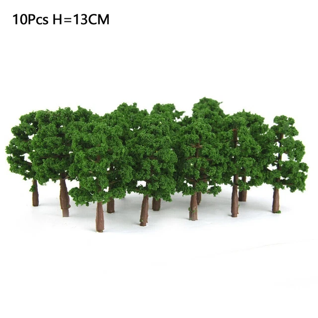 30 Pz Miniatura Palme Plastica Scala Modello Albero Cocco Scenario