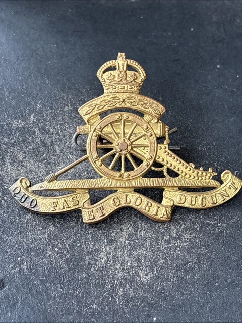 ROYAL ARTILLERY TERRITORIAL Original British Army Cap Badge £18.00 ...