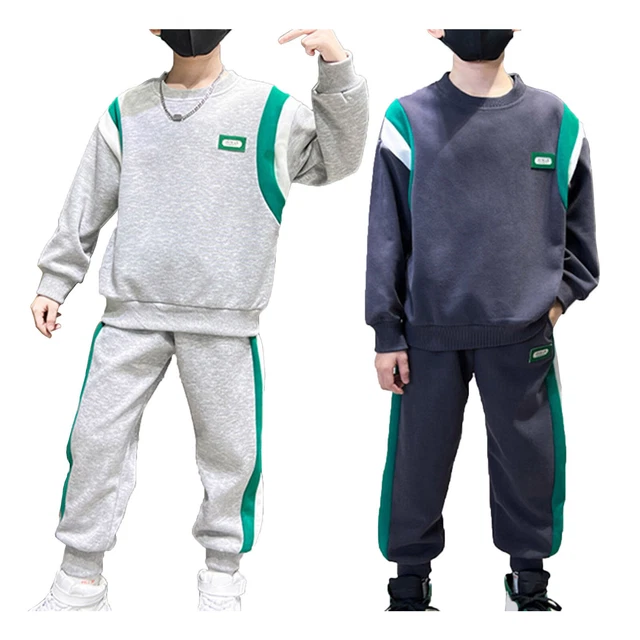 Tuta pullover ragazzi maniche lunghe sport abbigliamento set moda lunga tuta sportiva ciclismo