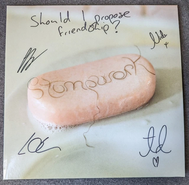 Dry Cleaning - Stumpwork Pink Vinyl Lp - Signed And Lyric Inscribed