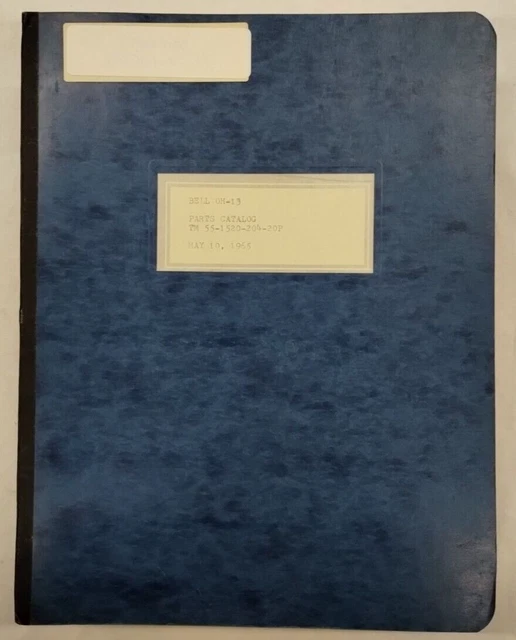 BELL HELICOPTER OBSERVATION OH13 Parts Catalog TM 55152020420PCopy