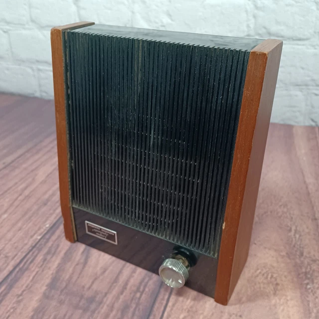 Vintage Longines Symphonette Satellite Speaker, Wood Panel, 5.5x6.5" Cabinet