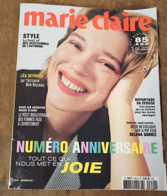 Marie Claire - Léa Seydoux - Nº842 Décembre 2022