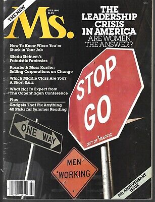 Ms. Magazine July 1980 (Vg-) The Leadership Crisis In America