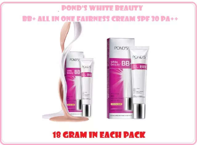 1 Confezione POND'S Bianco Bellezza BB+ Tutto IN Uno Fairnes Crema SPF 30 Pa (18