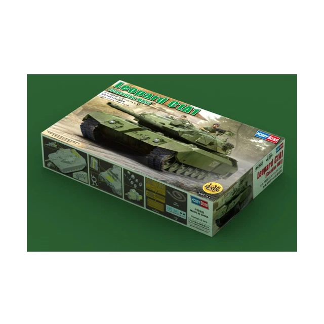 Maquette Leopard 2 A6M+ Char militaire Level 5 échelle 1:35