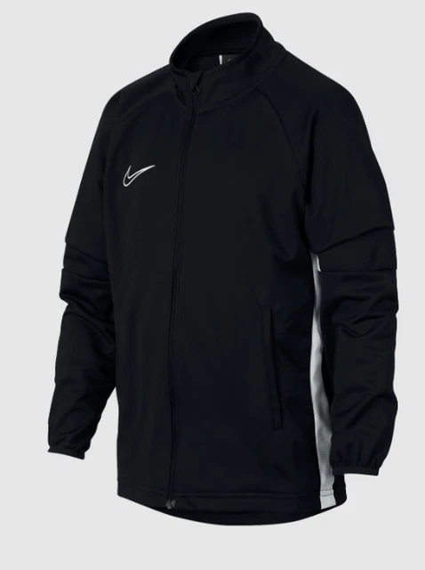 Giacca Nike Academy Warm Up Junior Activewear nera/bianca taglia UK 9-10 anni #REF79