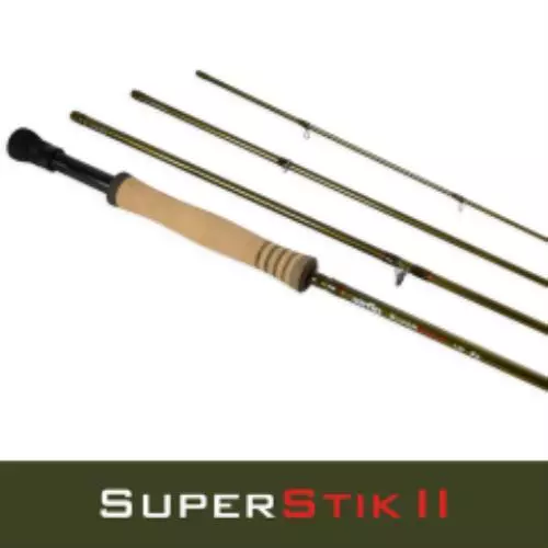 Airflo Super Stik 2 Trout Sea Trout Salmon 3 Piece Fly Fishing Rod (All Sizes)