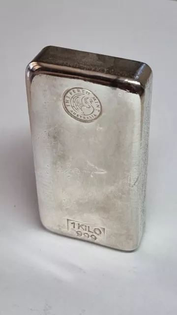 1kg Fine 999 Silver Bullion - Perth Mint