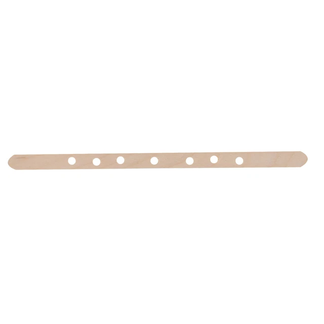 (180x10mm 7 Hole)50Pcs Candle Wick Holder Birch Easy Use Reusable Wooden Wax HOT