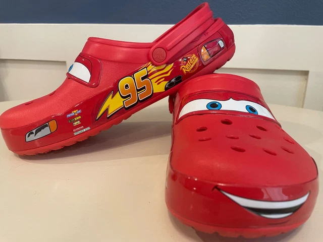 Limited Edition Lightning McQueen CARS Crocs SUPER CLEAN Mens 9 Women’s 11 RARE Limited Edition Lightning McQueen CARS Crocs SUPER CLEAN Mens 9 Women’s 11 RARE