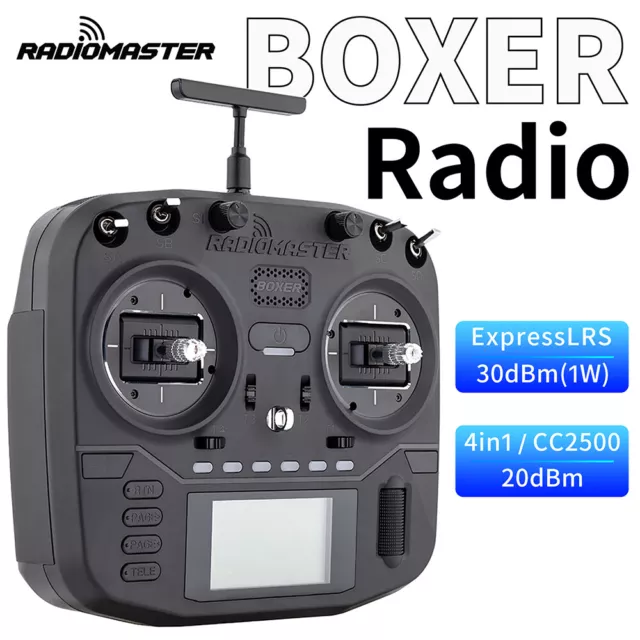 RadioMaster Boxer Radio 4 en 1 Transmisor 2.4G 16 canales Hall cardanes CC2500 ELRS 2