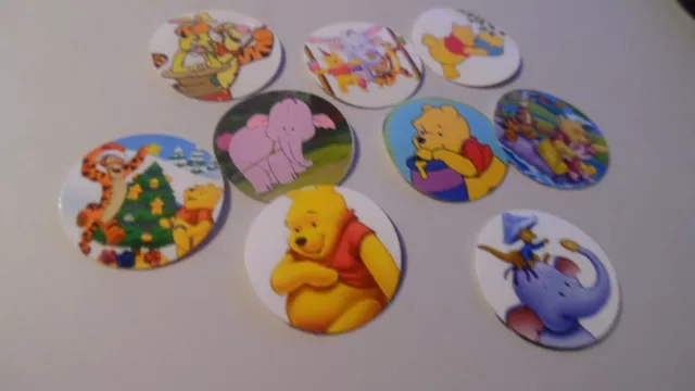 Pre Cut One Inch Bottle Cap Images WINNIE THE POOH  Free Shipping