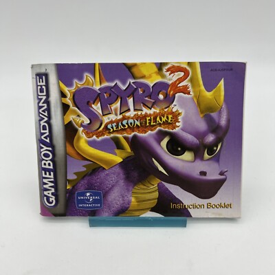 Notice D'instruction Originale Pour Game Boy Advance - Version EUR, En Bon état