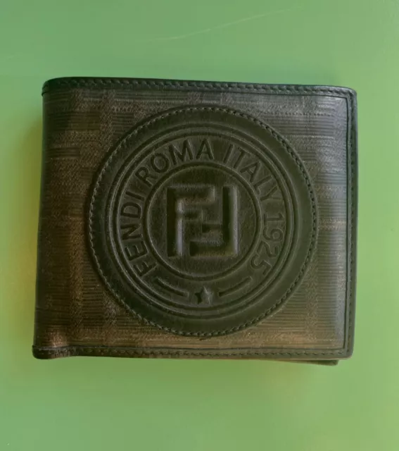 FENDI SELLERIA UOMO Portafoglio Pelle Nero EUR 200 00 PicClick IT