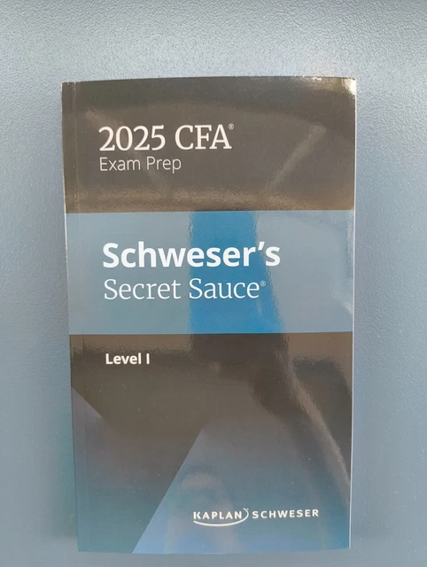CFA LEVEL 1 2025 Kaplan Schweser Full Set £42.32 - PicClick UK