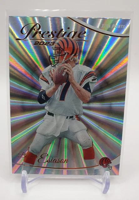 2023 Panini Prestige Boomer Esiason Cincinnati Bengals Xtra Points Sunburst #57