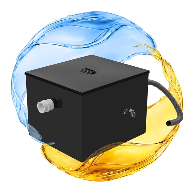 3.6gallons Per Minute 40lbs Commercial Stainless Steel Grease Trap Interceptor