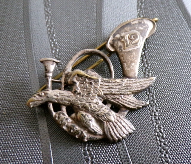 INSIGNE 22° BCA BATAILLON CHASSEURS ALPINS ORIGINAL Drago AFN GUERRE