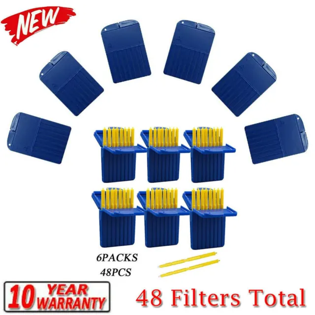 6 confezioni adatte per protezioni in cera trasparente Starkey Hear - 48 filtri totali - versione più recente