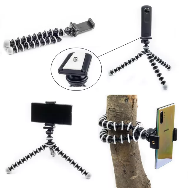 Trépied GoPro Mini Octopus Support flexible avec rotule pour