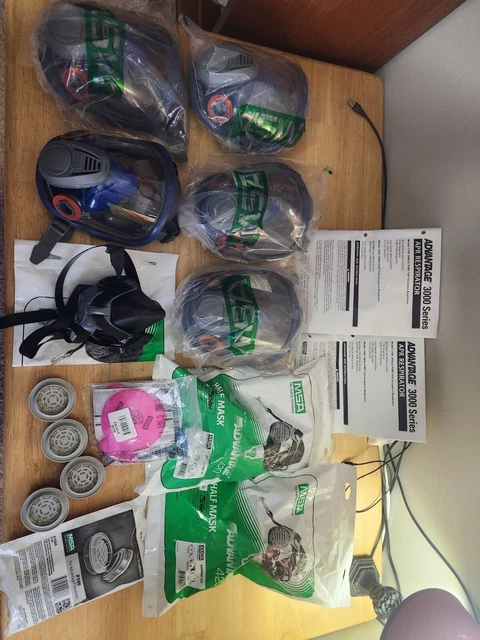 MSA Advantage Full Face and 1/2 face Respirators and Filters