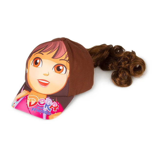 NICKELODEON DORA THE Explorer Baseball Cap with Faux Hair  display picture 2