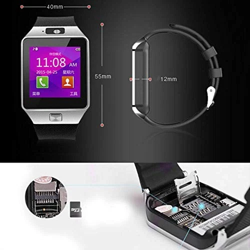 SMARTWATCH OROLOGIO TELEFONO bluetooth sim card micro sd phone EUR 20 ...
