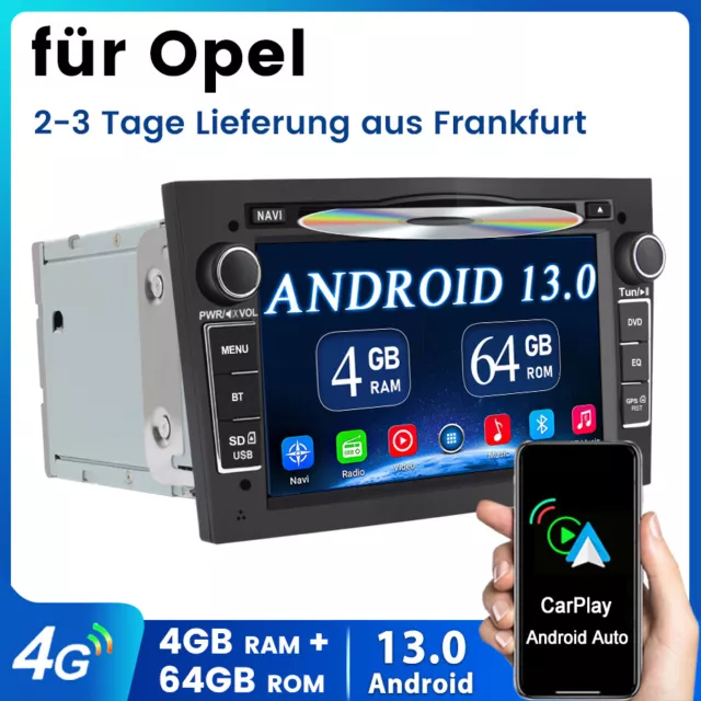 Android 13.0 Autoradio Navi CD USB DVD Opel Corsa D Zafira Astra H Vectra Vivaro