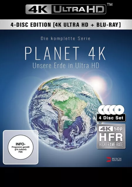 Planet 4K - Unsere Erde - Komplette Serie / 4K Ultra HD # BLU-RAY-NEU