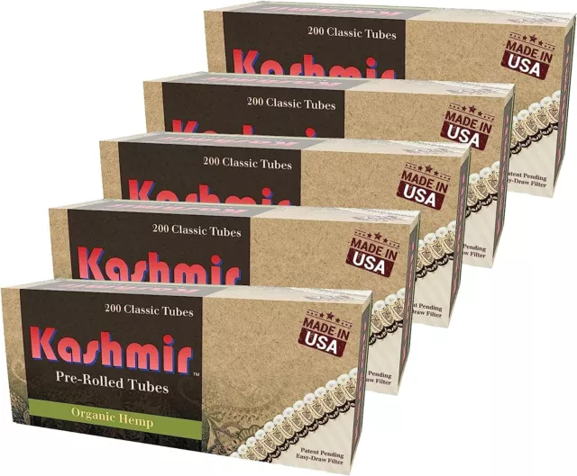  Kashmir Unbleached Cigarette Tubes - Classic Cigarette