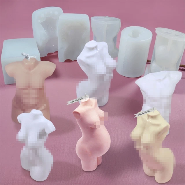 Silicone Candle Female Mold Wax Making Soap Candle Moulds