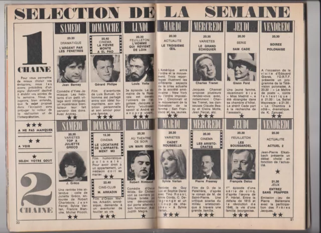 Tele Poche 1972  N°346  Complet  Joe Dassin 3