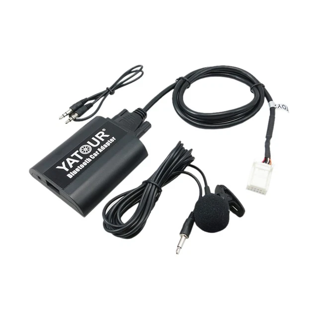 Yatour Bluetooth Car Adapter Music CD Changer 6+6PIN CDC Connector for Toyota...