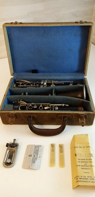 J.r. La Fleur &Son Ltd  Clarinetto Vintage  England Con Custodia Della Selmer