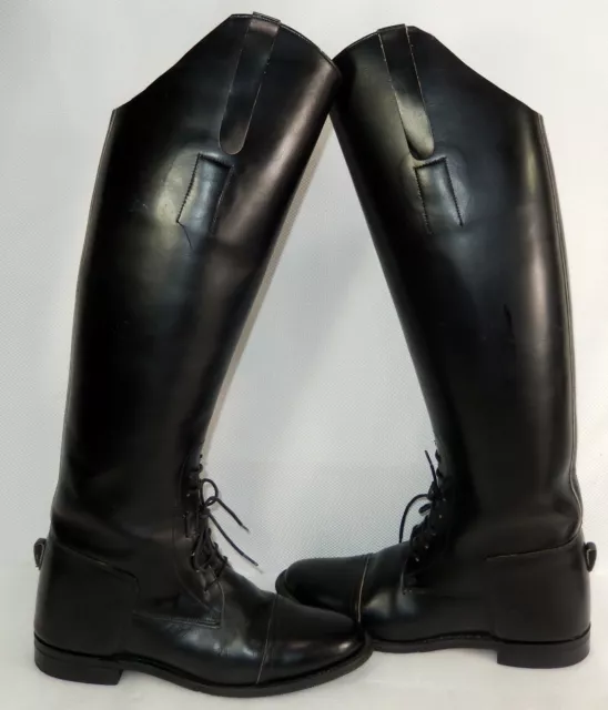 Vintage Hawkins Leather Riding Boots 3920 size 5.5 7946 With Metal