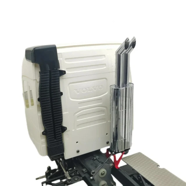 Pot D'échappement Métal LESU échelle 1/14 Pour Camion RC TAMIYA - Neuf Sous Emballage