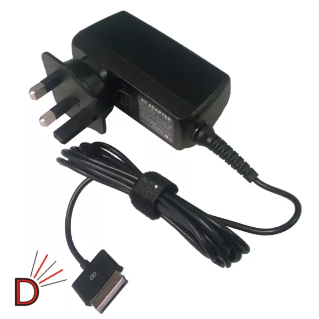 NEW FOR 15V 1.2A Charger Adapter FOR Asus TF700T-B1-GR , TF700T-C1-GR UK