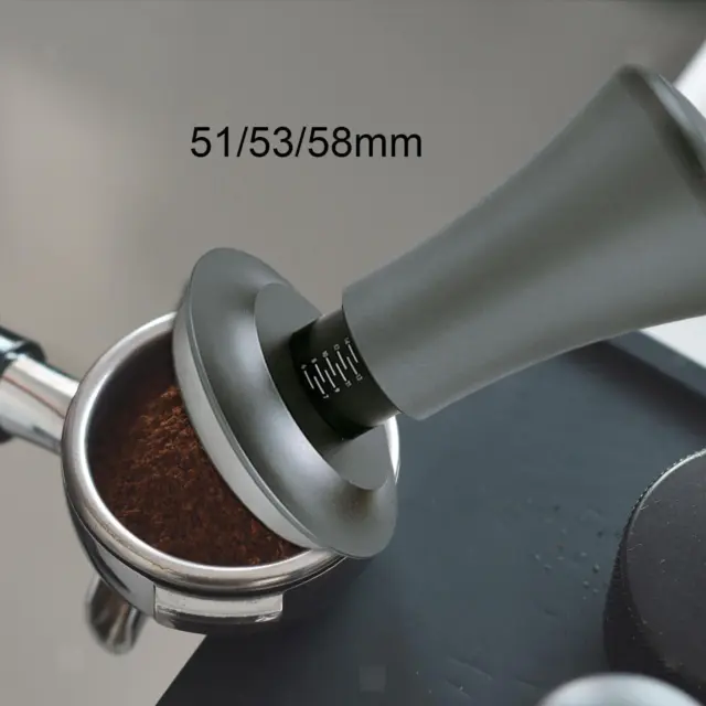 Presse Outil Tamper Espresso Poignée, Grind Tamper Base Plate en Acier