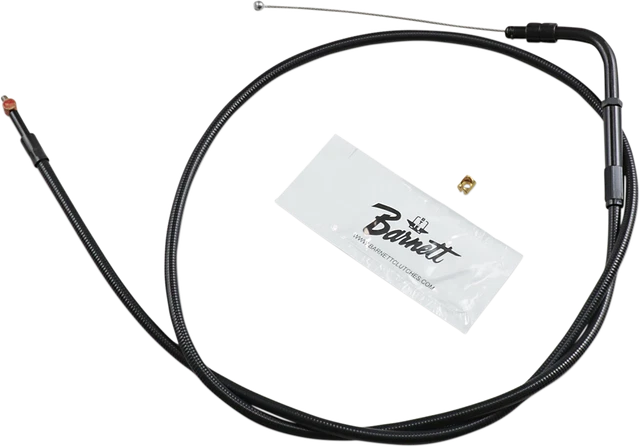 Barnett Stealth Series Throttle Cable +6in for Harley Rocker 08-09