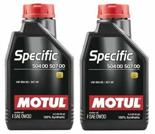 Motul 2L Olio Motore SPECIFIC 0W30 100% SINTETICO RACCOMANDATO per Auto Porsche 2