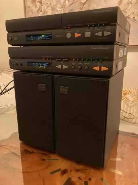 Nakamichi CD Cassette Player 1 w/ Compact receiver + Speakers + Video - Read! Nakamichi CD Cassette Player 1 w/ Compact receiver + Speakers + Video - Read!