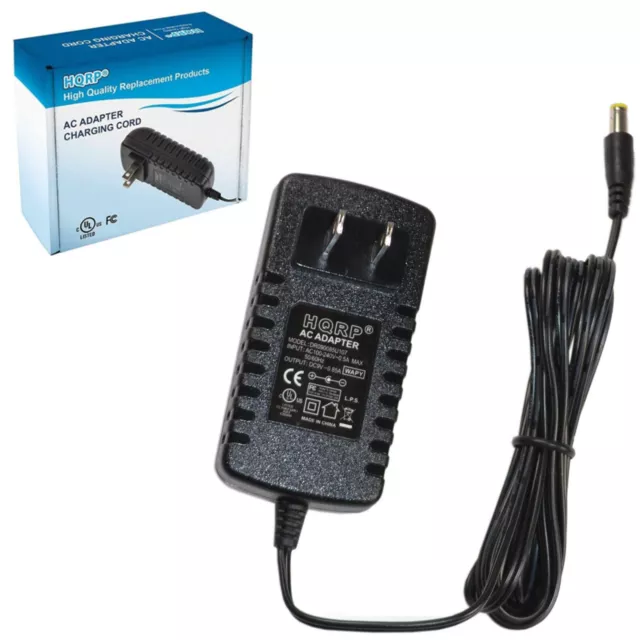 HQRP AC Power Adaptateur pour Casio CTK-481, CTK-483, CTK-491, CTK-511, CTK-551