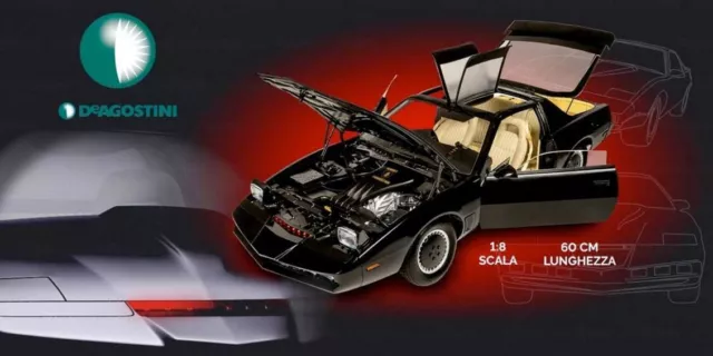 Modellino Supercar KITT  Knight Rider DeAgostini -DA COMPLETARE LA COSTRUZIONE