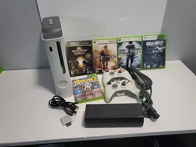 Buy the Xbox 360 FAT 60GB White Console Bundle Controller & Games #4