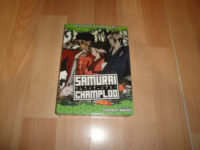 Samurai Champloo Serie Completa De Anime En Dvd Con 6 Discos Nueva Precintada