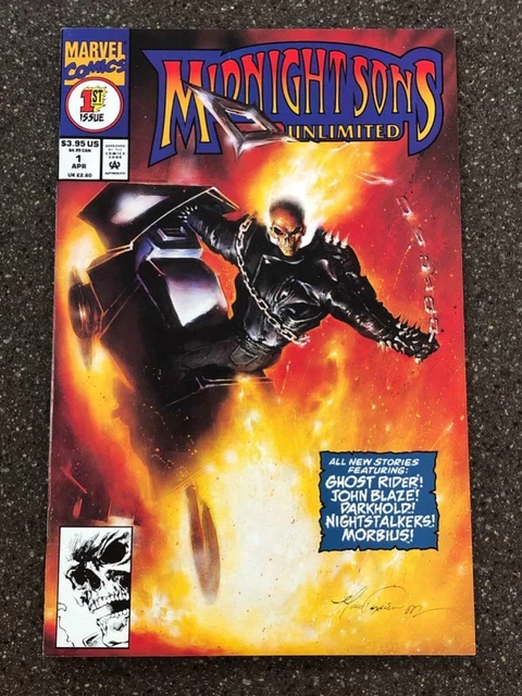 Midnight Sons Unlimited #1 Ghost Rider Marvel Comics 1993 NM-