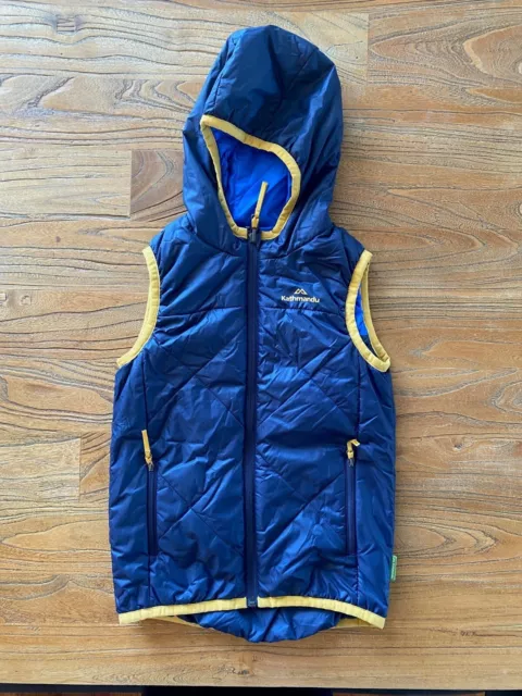 Kathmandu kids vest puffer jacket, size 8