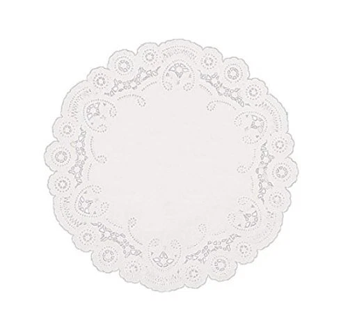SafePro 6LD, 6-Inch White Round Lace Paper Doilies, (250)